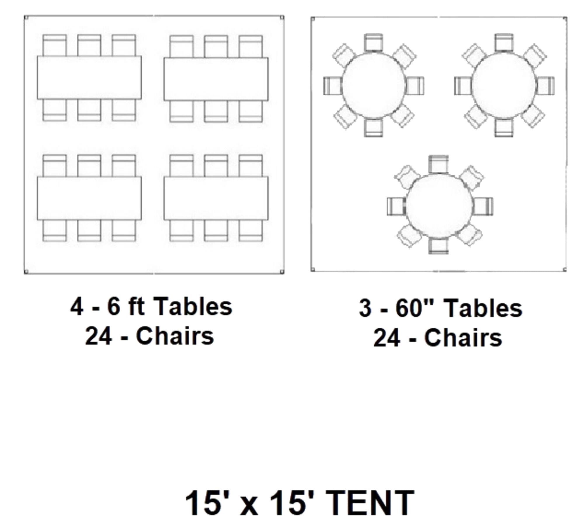15 x 15 Marquee Frame Tent - 3