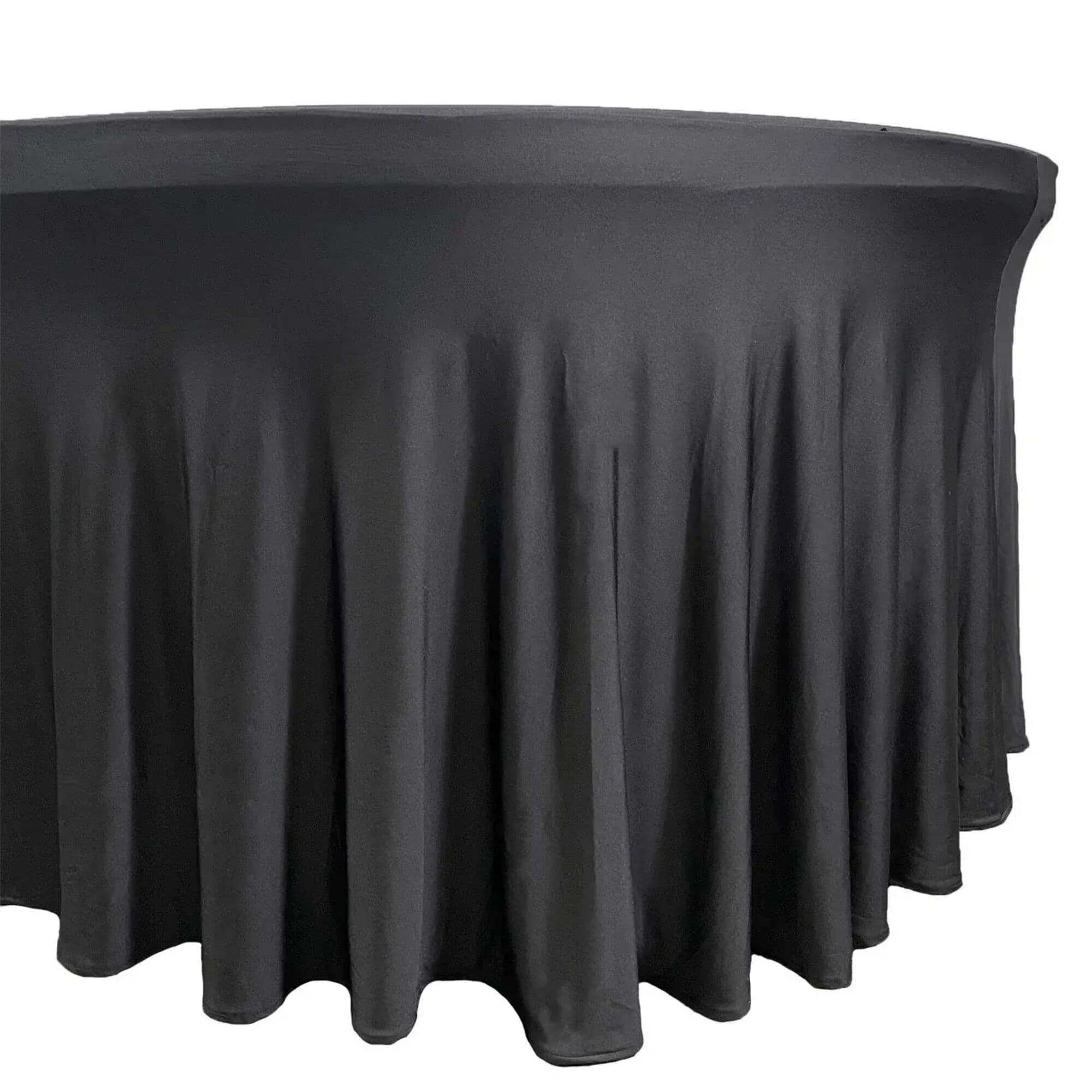 120" Spandex Wavy Table Cover - 4