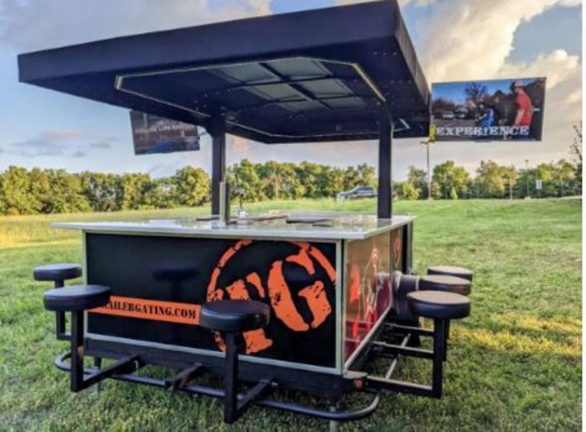 P.U.B. Pop Up Bar Trailer - Portable Bar Trailer - 1