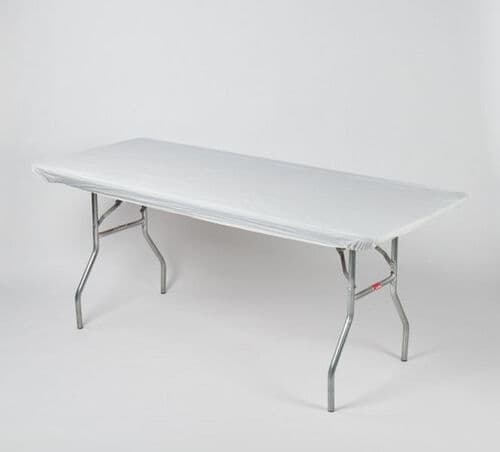 6'x30" Banquet - Disposable Fitted Table Cover