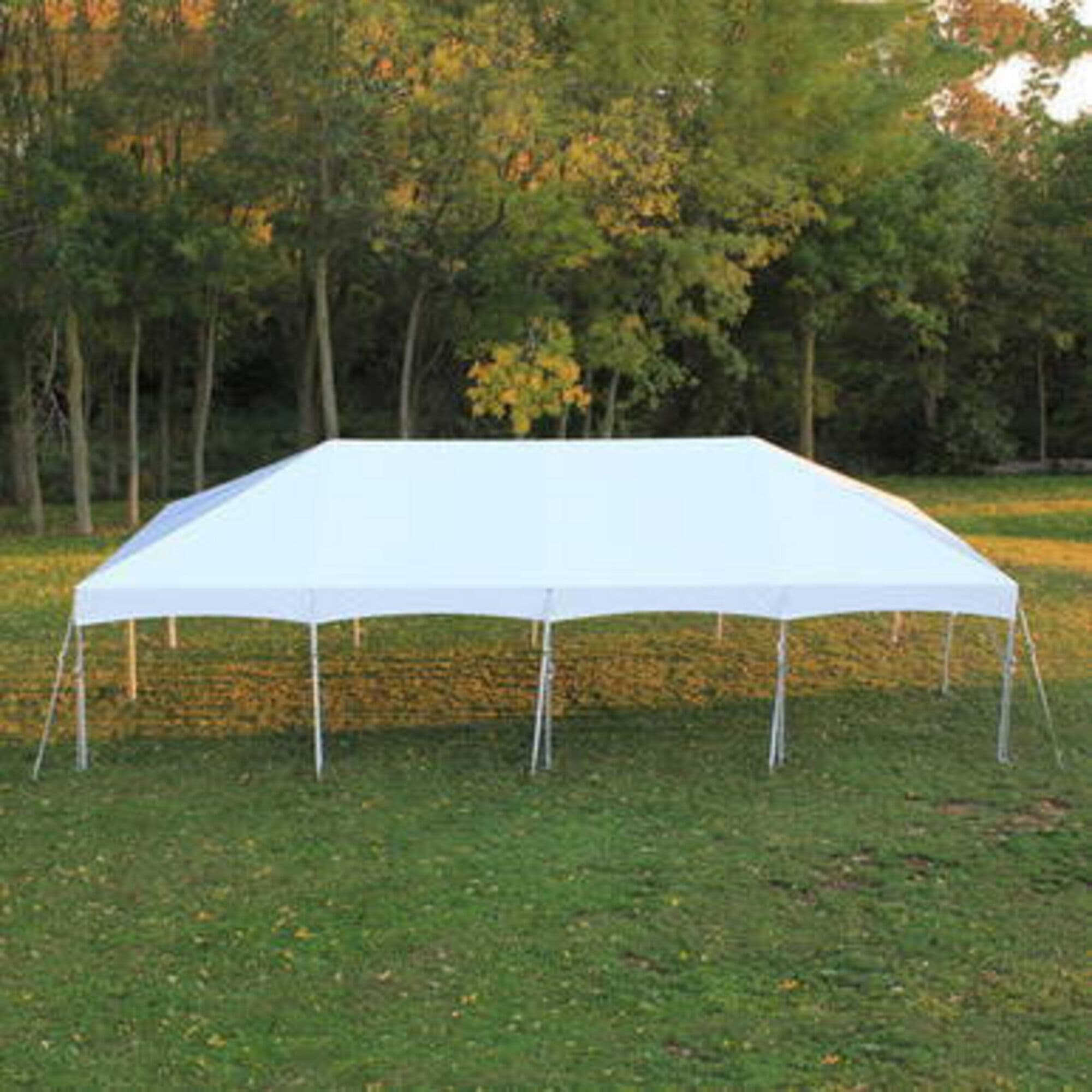 20 x 40 x 8 White Frame Tent - 1