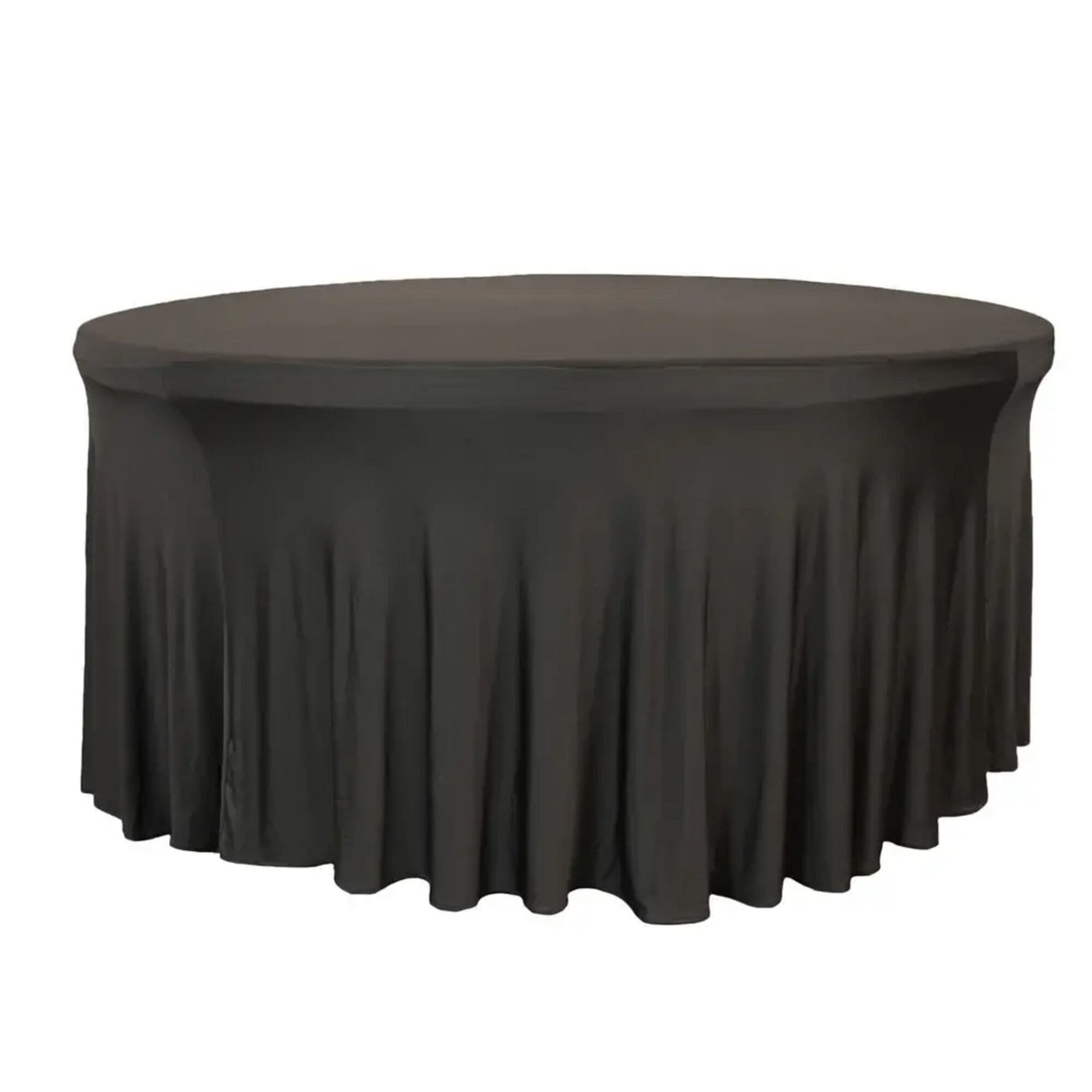 120" Spandex Wavy Table Cover - 5
