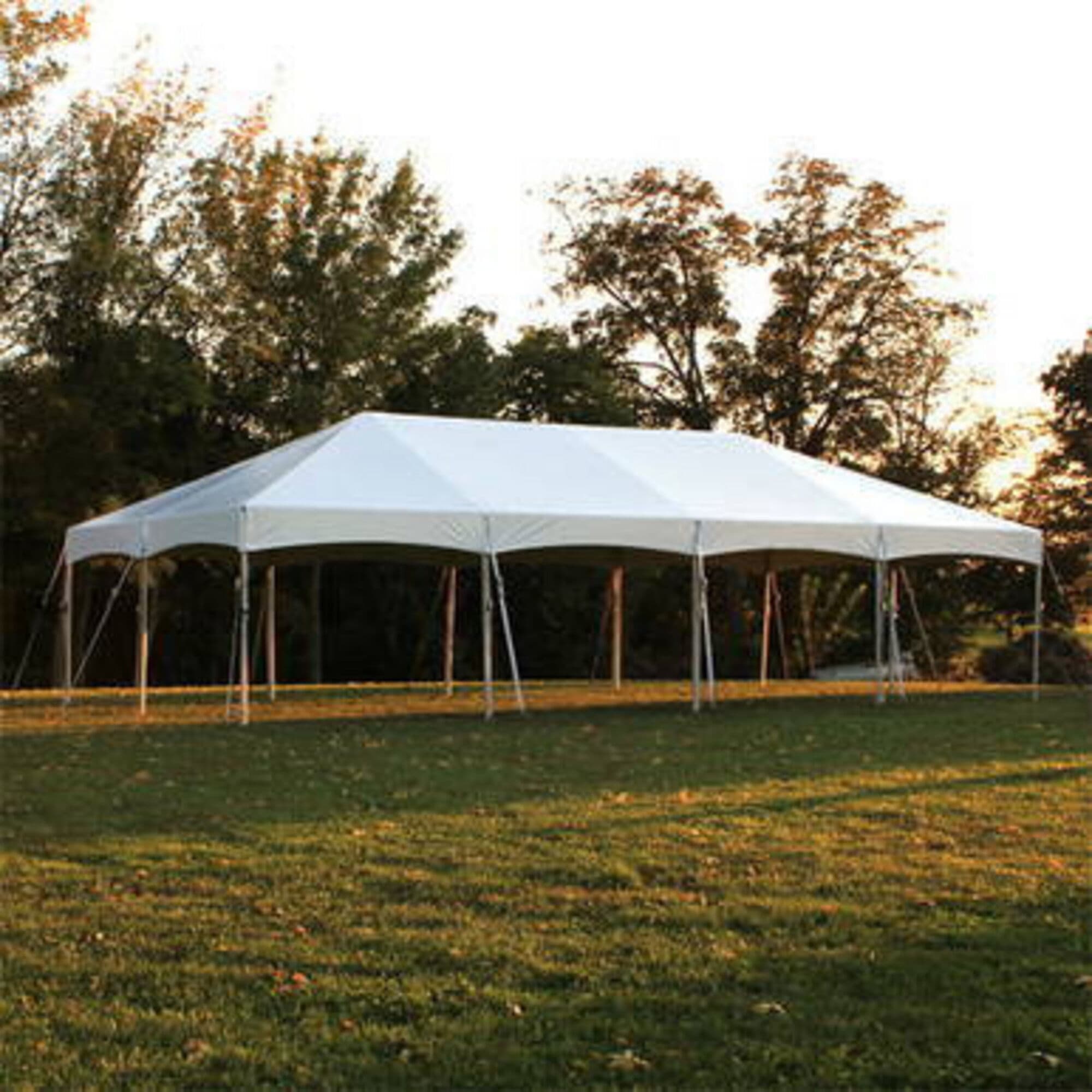 20 x 40 x 8 White Frame Tent - 2